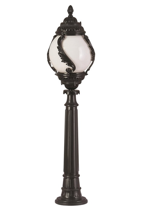 Opviq Lámpara de Suelo Exterior Blanco y Negro Opviq Lámpara de Suelo Exterior Blanco y Negro